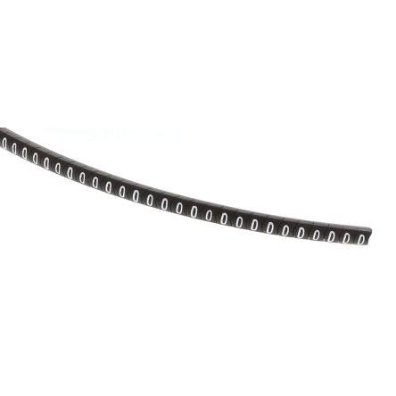 Označovač kabelu, řada: Helagrip Nasouvací barva Bílá 3.5 mm x 4.3mm HellermannTyton Černá 0 5 mm 515-03945 HGDC2-5