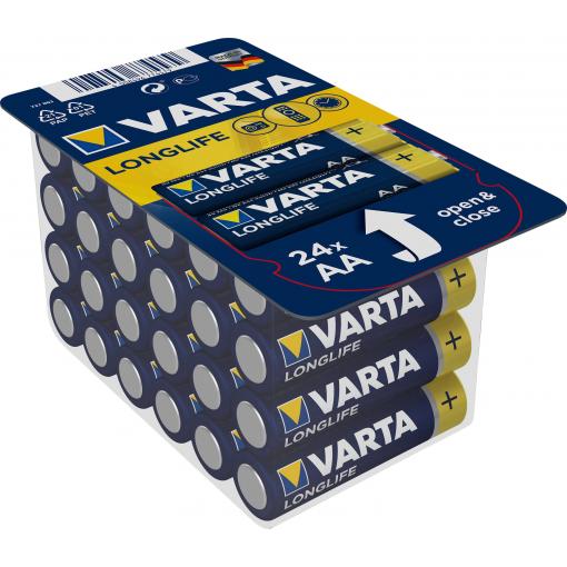 Varta LONGLIFE AA Big Box 24 tužková baterie AA alkalicko-manganová 2800 mAh 1.5 V 24 ks