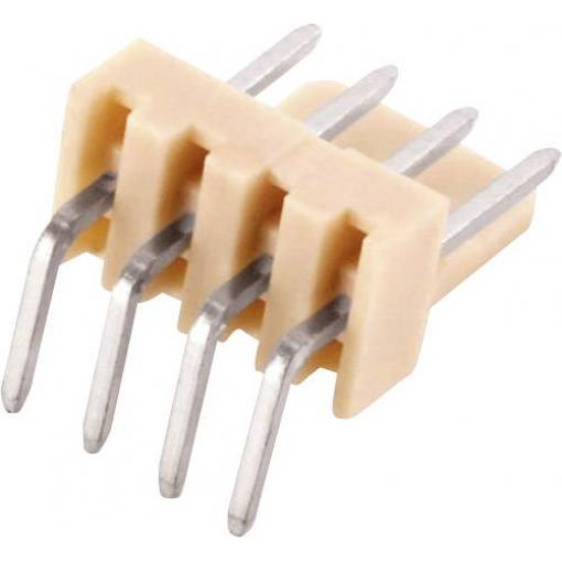 econ connect pinová lišta (standardní) 4, rozteč 2.54 mm, PSL4W, 1 ks