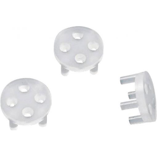 TRU COMPONENTS TC-TRW5203 distanční držák tranzistoru 1 ks Vhodné pro kryt (polovodiče): TO-92 , TO-39 Rastr (rozteč): 3.6 mm (Ø x v) 8.9 mm x 4.6 mm