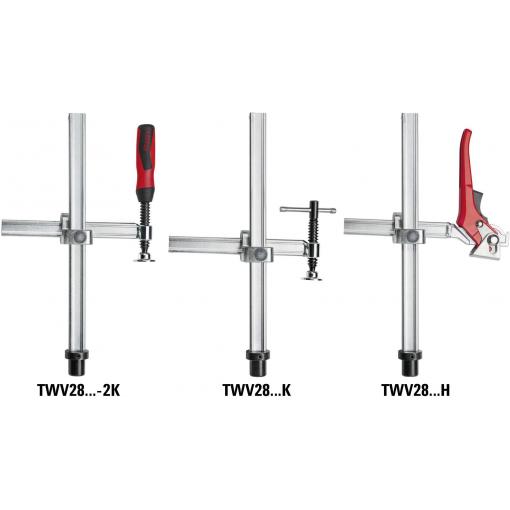 Upínací prvek na svářecí stoly s variabilním vyložením Bessey TWV16-20-15K, Délka vyložení 150 mm