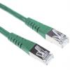 Roline Kat6 Ethernetové kabely, Zelená, Polyvinylchlorid 15 m 8, typ pláště: Stíněné Stíněný