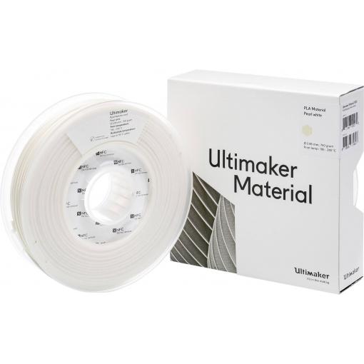 UltiMaker PLA - M0751 Pearl White 750 - 211399 vlákno pro 3D tiskárny PLA plast 2.85 mm 750 g perlově bílá 1 ks