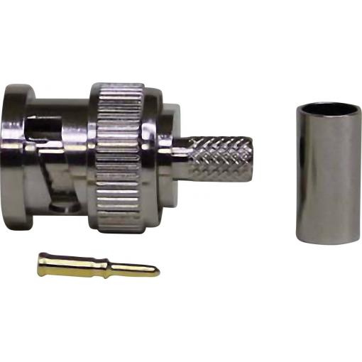 TRU COMPONENTS 735205 BNC konektor zástrčka, rovná 50 Ω 1 ks