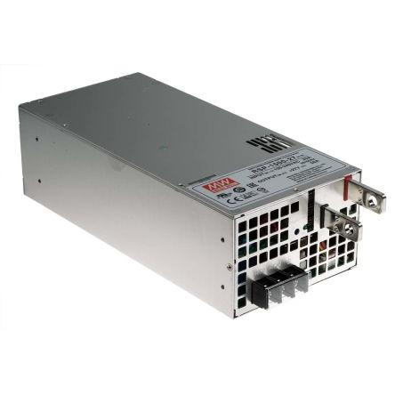 Spínaný napájecí zdroj, počet výstupů: 1 RSP-1500-27 27V dc Šasi 1.5 kW RSP-1500 MEAN WELL 370 V dc, 264V ac