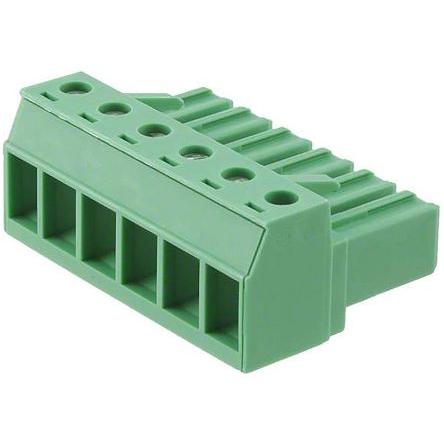 Phoenix Contact Zásuvný blok Terminal, řada: PC, rozteč: 7.62 mm, počet řad: 1, počet kontaktů: 6, orientace těla: