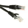 RS PRO Cat5e Ethernetové kabely, Černá, Nízko dýmivý bezhalogenový, A: RJ45, 30V 0.5 m Vnější, B: RJ45 Vnější, typ