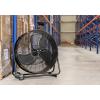 CasaFan DF800 Eco IP54 SL podlahový ventilátor 123 W (Ø x v) 88 cm x 92 cm černá (matná) natáčecí