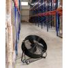 CasaFan DF800 Eco IP54 SL podlahový ventilátor 123 W (Ø x v) 88 cm x 92 cm černá (matná) natáčecí