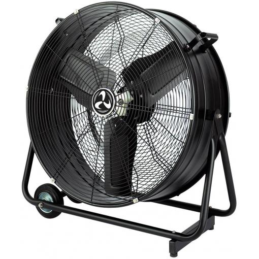 CasaFan DF800 Eco IP54 SL podlahový ventilátor 123 W (Ø x v) 88 cm x 92 cm černá (matná) natáčecí