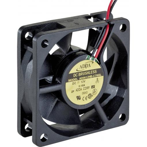 axiální ventilátor ADDA AD0612HB-C70GL 776022300, 12 V/DC, 60 x 60 x 20