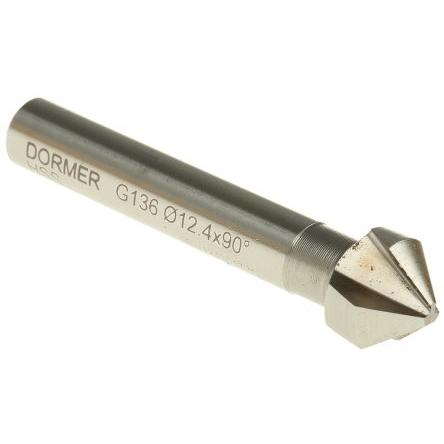 Vrták, Rychlořezná ocel 90 ° průměr hlavice 12.4 mm, počet drážek: 3 Dormer 1