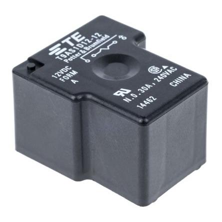 TE Connectivity Výkonové relé SPST Montáž na plošný spoj 30A 12V dc T9A