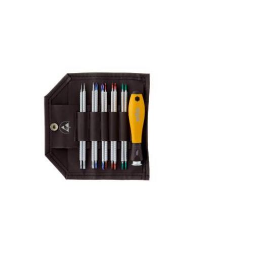 Wiha System 4 ESD 2691 T11 ESD ESD sada výměnných bitů 11dílná plochý, křížový PH, TORX, inbus
