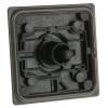 Otočná klika Černá, řada: OHBS2RJ 3 zámky pro , délka: 43.5 mm IP65 ABB
