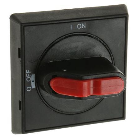 Otočná klika Černá, řada: OHBS2RJ 3 zámky pro , délka: 43.5 mm IP65 ABB