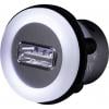 USB 2.0 zásuvka, typ A, vestavná TRU COMPONENTS N/A 1457893, 1.50 m, stříbrná, 1 ks