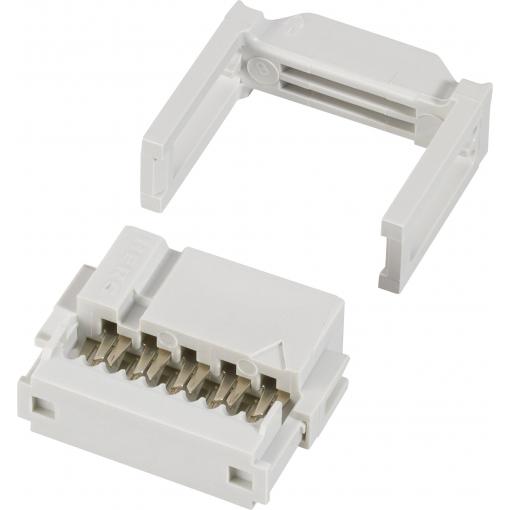 FCI 71600-310LF konektor pro ploché kabely s odlehčením tahu Rastr (rozteč): 2.54 mm Počet pólů: 10 Počet řádků: 2 1 ks
