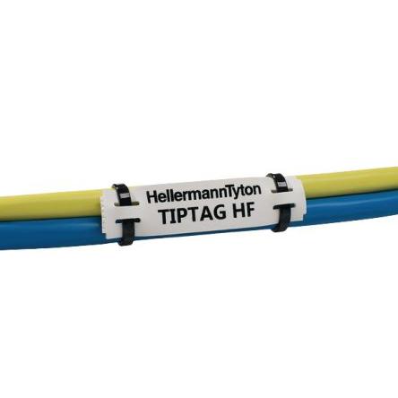 HellermannTyton Kabelové štítky Bílá Bílá 65 mm TT4000+, TT430 65 mm 190 V balení