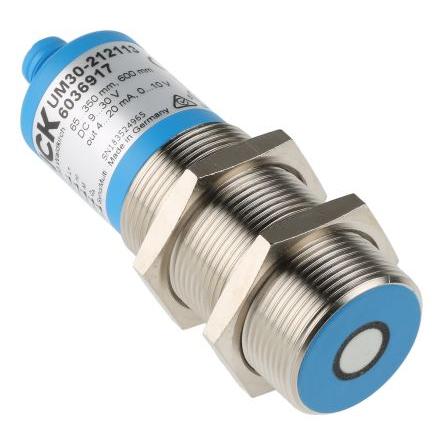SICK Ultrazvukový bezdotykový snímač UM30-212113 Válec se závitem UM M30 x 1.5 200mA IP67, IP65 350 mm 8 Hz 4 až 20 mA