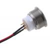 ITW Switches Tlačítkový spínač, řada: 48M IP67 SPST Panel Osvětlené 19 mm Stříbrná