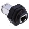 TE Connectivity Konektor RJ45, řada: 1546413 Vnitřní Cat5, počet cest: 8, Rovný, Montáž do panelu Nestíněný, počet