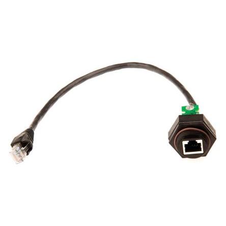 TE Connectivity Konektor RJ45, řada: 1546414 Samec/samice Cat5e, počet cest: 8, Rovný, Panel Nestíněný, počet portů: