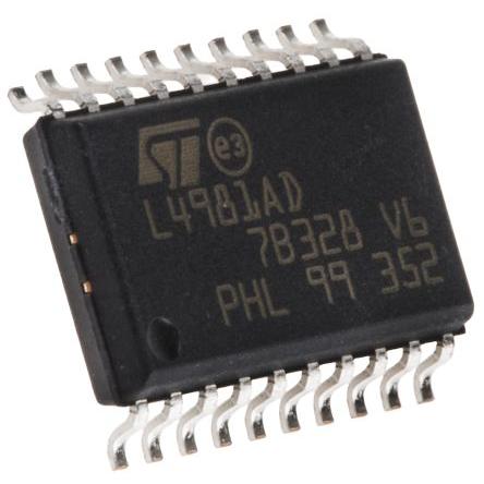 STMicroelectronics Ovladač účiníku IO L4981AD 115 kHz, počet kolíků: 20 kolíkový 19.5V, SOIC