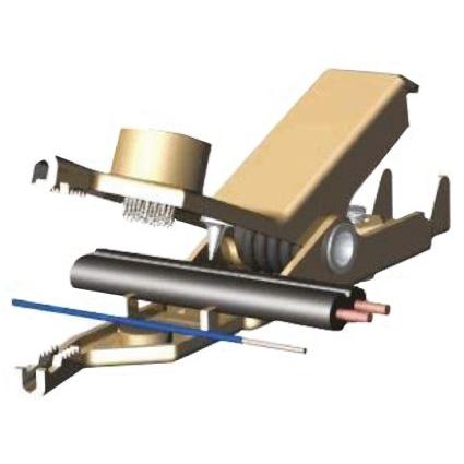 Zkušební svorka s hrotem JP-8783-J, délka: 66.4 mm se Banánek Jack Mueller Electric, materiál kontaktu: Slitina stříbra