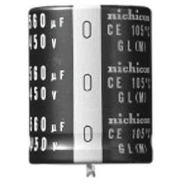 Kondenzátor, řada: GL 470 μF ±20 % 450V dc LGL2W471MELC35, Zacvakávací montáž Nichicon