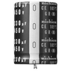 Kondenzátor, řada: GR 680 μF ±20 % 250V dc LGR2E681MELC35, Zacvakávací montáž Nichicon