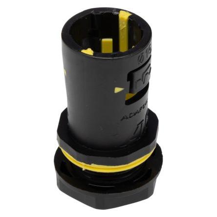 Montáž potrubí Vhodnost Černá jmenovitá velikost 16 mm Nylon 66, IP68 M20 Adaptaflex