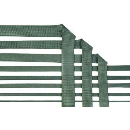 Kabelový návlek Meta-Aramid NOMEX Expanzní poměr Pletený Zelená HellermannTyton 16 mm 50m, řada: Helagaine HEGMAN