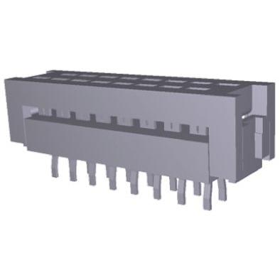 TE Connectivity Konektor IDC, řada: AMP-LATCH Vnější, rozteč: 2.54 mm, počet kontaktů: 16, počet řad: 2, Průchozí otvor,