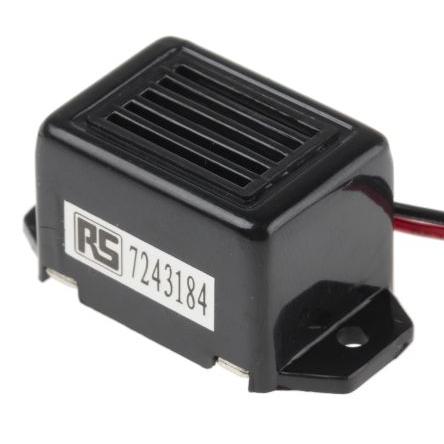Součást magnetického bzučáku 15V dc 9 V dc 75 dB, Montáž na přírubu Nepřetržité 15.5 mm Interní 33.5 mm RS PRO 15.5mm