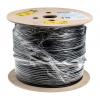Belden Cat5e Ethernetové kabely, řada: 74002E, Černá, Polyvinylchlorid 305 m, typ pláště: Stíněné Stíněný