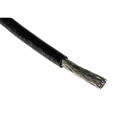 Belden Cat5e Ethernetové kabely, řada: 74002E, Černá, Polyvinylchlorid 305 m, typ pláště: Stíněné Stíněný