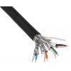 Belden Cat7 Ethernetové kabely, řada: 74004PU, Černá, Polyuretan, 30V ac 305 m, typ pláště: Stíněné Stíněný