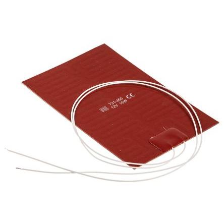 RS PRO Silikonová topná rohož, 15 W, Obdélník, 300 °C, 12V dc, 150 mm, 100mm