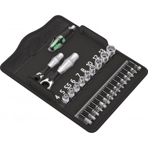 Wera KK Zyklop Mini 2 sada nástrčných klíčů, metrický, 1/4 (6,3 mm), 27dílná, 05135918001