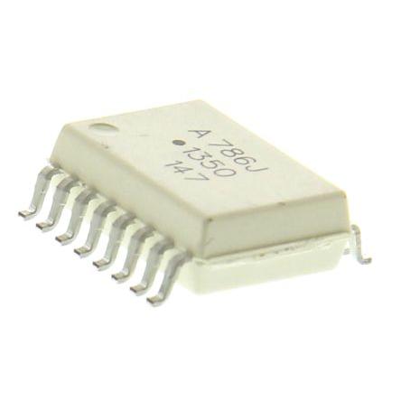 Broadcom ADC HCPL-786J-000E 1 12 bitů, SOIC, počet kolíků: 16 kolíkový