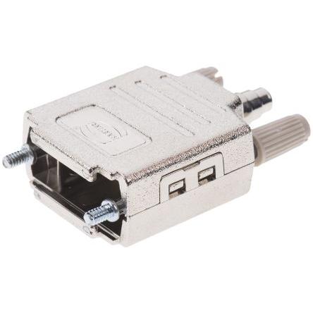 HARTING Plášť D-Sub, řada: D-Sub, orientace těla: Rovný, počet kontaktů: 9, materiál pouzdra: Termoplast, barva: