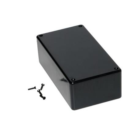 Hammond Pouzdro, řada: 1591 IP54 Nestíněný barva Černá barva Černá ABS 150 mm 46 mm 80 mm