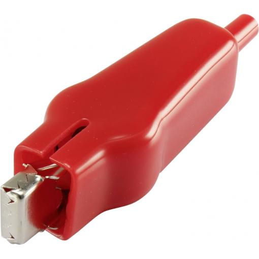 TRU COMPONENTS 93038c56 krokosvorka černá Délka: 75 mm 1 ks