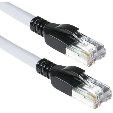 Bel-Stewart Cat7 Ethernetové kabely, řada: ARJ45, Šedá 2 m, typ pláště: Stíněné Stíněný