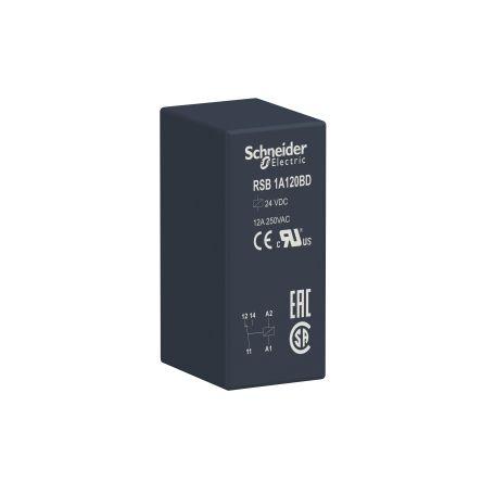 Schneider Electric Výkonové relé 1 CO Montáž na plošný spoj 12A 24V dc Harmony Relay RSB