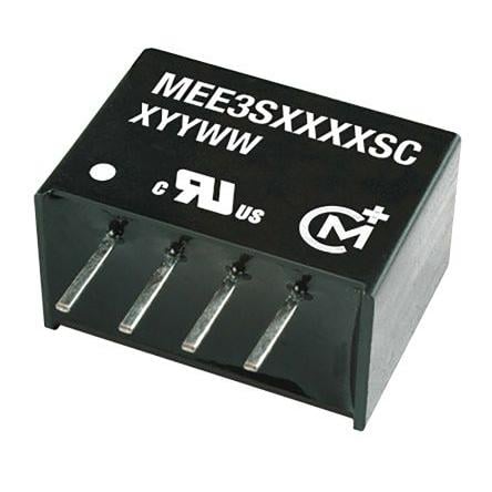 Murata Power Solutions Měnič DC/DC MEE3, výstup: 5V dc 1 kV dc, Vin 5V dc 42 mA, Vin 5V dc 1 W -40 °C 85 °C Průchozí