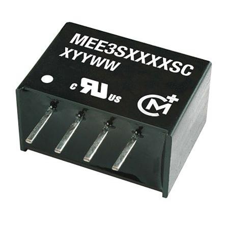 Murata Power Solutions Měnič DC/DC MEE3, výstup: 12V dc 1 kV dc, Vin 12V dc 250 mA, Vin 12V dc 3 W -40 °C 85 °C Průchozí