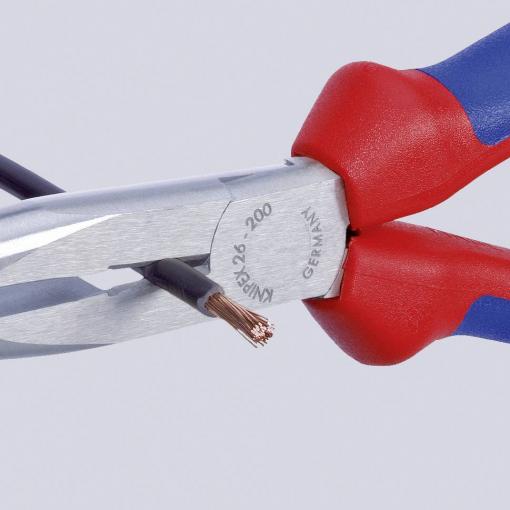 Knipex 26 12 200 dílnu ploché jehlové kleště rovné vanadová elektrikářská ocel 200 mm