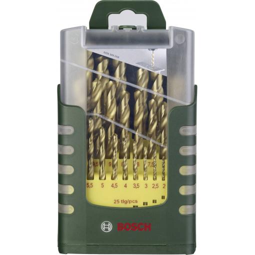 Bosch Accessories 2607017154 Promoline HSS sada spirálových vrtáku do kovu 25dílná 1 mm, 1.5 mm, 2 mm, 2.5 mm, 3 mm, 3.5 mm, 4 mm, 4.5 mm, 5 mm, 5.5 mm, 6 mm,